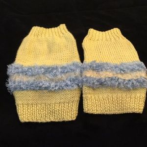 Hand knitted crochet small dog sweaters tutu